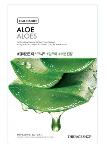 THEFACESHOP REAL NATURE ALOE FACE MASK