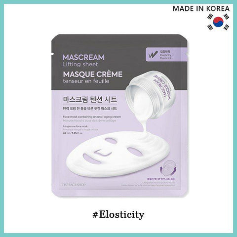 The Face Shop Deeply Firming Mascream Lifting Sheet Mask – 40ml