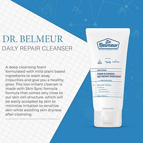 Dr.Belmeur Daily Repair Foaming Cleanser – 150ml