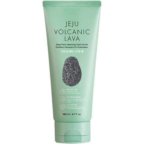 The Face Shop Jeju Volcanic Lava Deep Pore Cleansing Foam Scrub 140ml