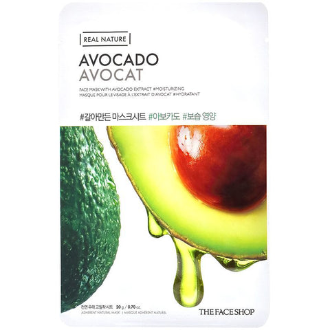 The Face Shop Real Nature Avocado Face Mask – 20g