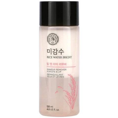 The Face Shop Rice Water Bright Makeup Remover For Lip&Eye – 120ml