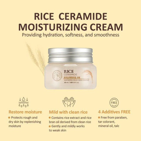 The Face Shop Rice & Ceramide Moisturizing Cream – 50ml