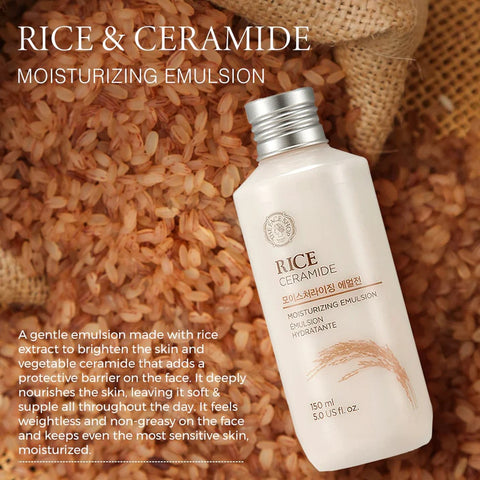 The Face Shop Rice & Ceramide Moisturizing Emulsion – 150ml