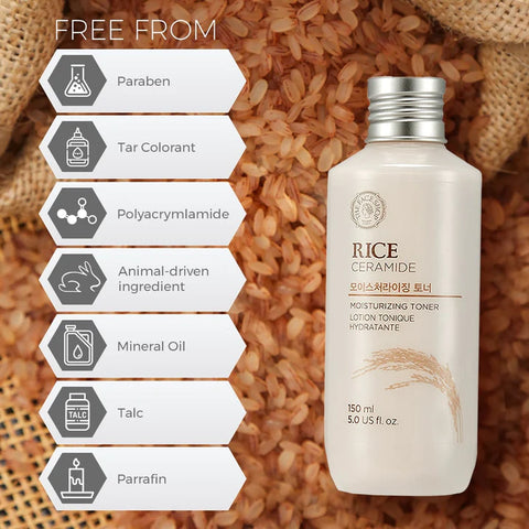 The Face Shop Rice and Ceramide Moisturizing Toner – 150ml