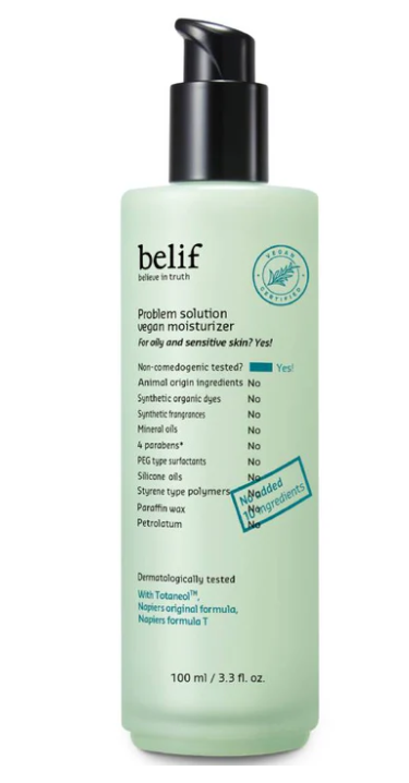 belif problem solution moisturizer