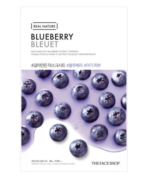 REAL NATURE MASK SHEET BLUEBERRY