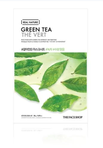 REAL NATURE GREEN TEA MASK SHEET