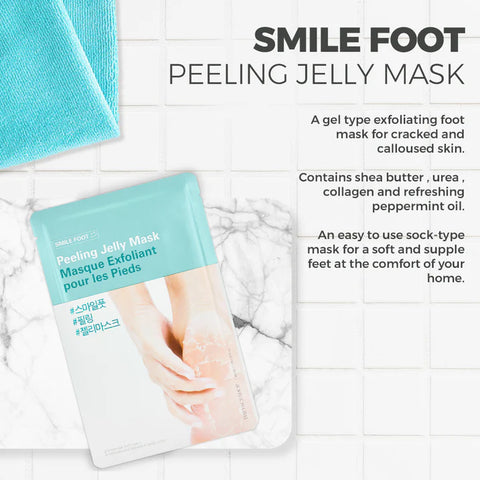 The Face Shop Smile Foot Peeling Jelly Mask