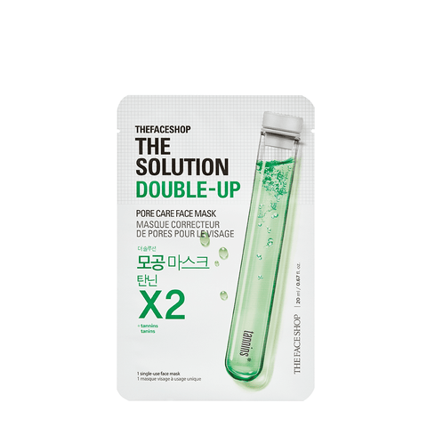 The Face Shop Solution Double-Up Pore Care Face Mask(Gz) – 20ml/0.67 fl.oz.