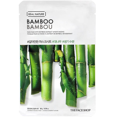 The Face Shop Real Nature Bamboo Face Mask – 20g