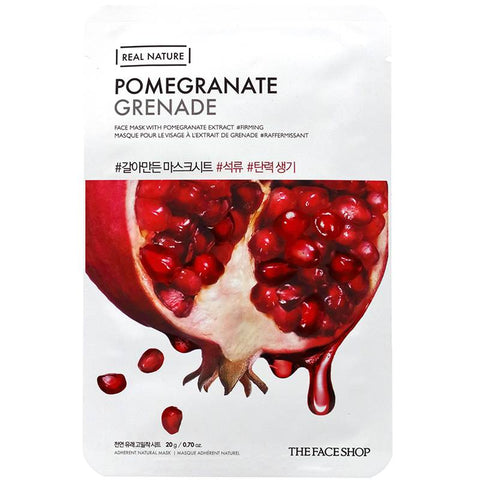 The Face Shop Real Nature Pomegranate Face Mask – 20g