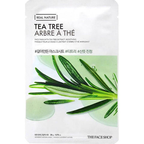 The Face Shop Real Nature Tea Tree Face Mask – 20g