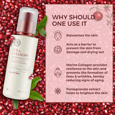 THEFACESHOP POMEGRANATE & COLLAGEN VOLUME LIFTING SERUM