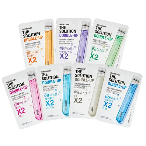 The Face Shop Solution Double-Up Hydrating Face Mask - 20ml