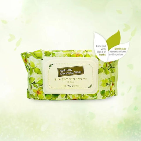 The Face Shop Herb Day Cleansing Tissue (70)