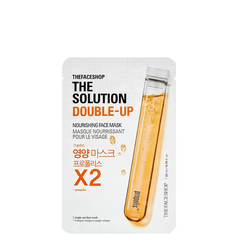 The Face Shop Solution Double-Up Nourishing Face Mask – 22ml