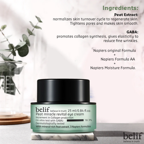 Belif Peat Miracle Revital Eye Cream