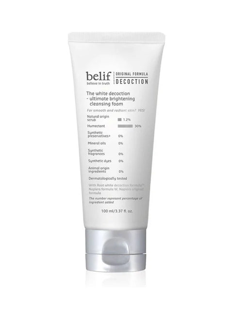 Belif The White Decoction Ultimate Brightening Foam - 100ml