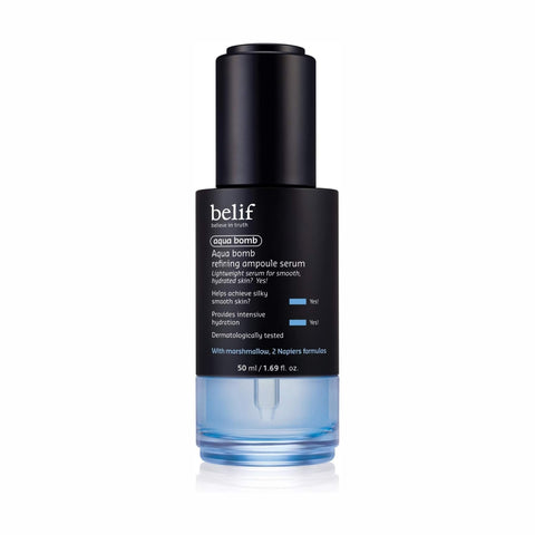 belif aqua bomb refining ample serum 50