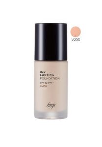 Ink Lasting Foundation Glow V203 – 30ml The Face Shop