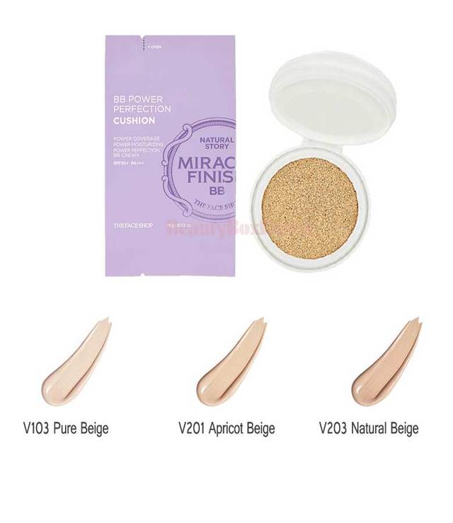 Bb Power Perfection Cushion Spf50+ Pa+++ V201 (Refill) The Face Shop