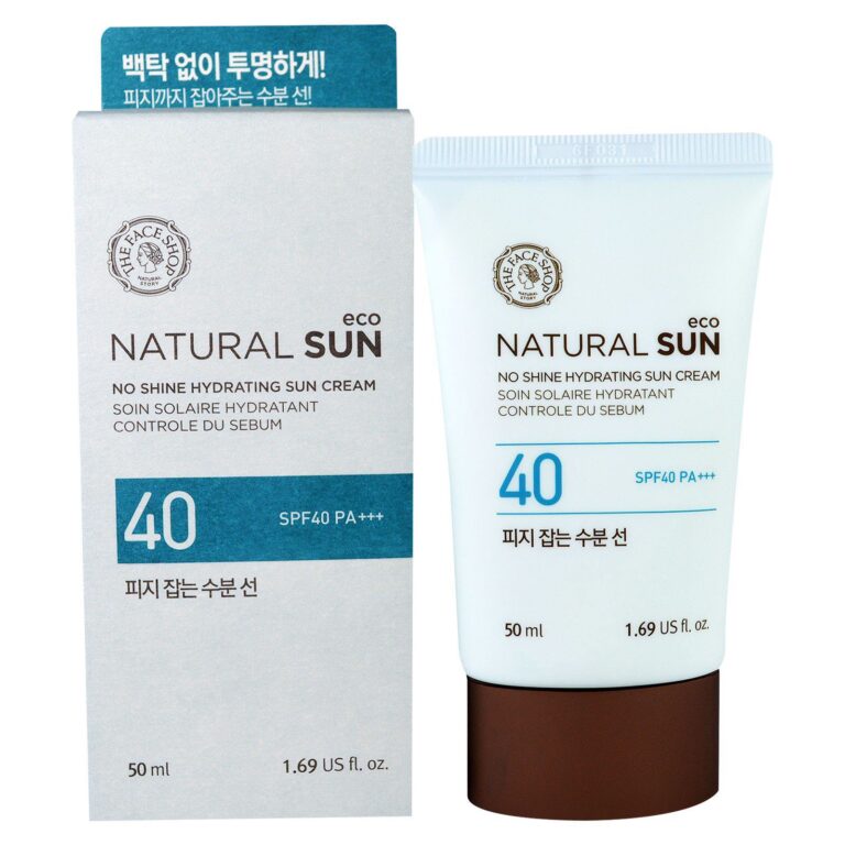 Natural Sun Eco No Shine Hydrating Sun Cream 50Ml The Face Shop