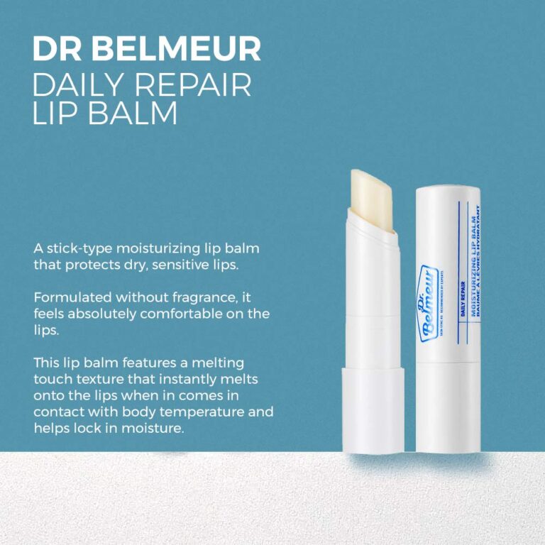 Dr.Belmeur Daily Repair Moisture Lip Balm – 4-4g The Face Shop