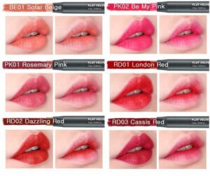 Flat Velvet Lipstick Rd01 The Face Shop