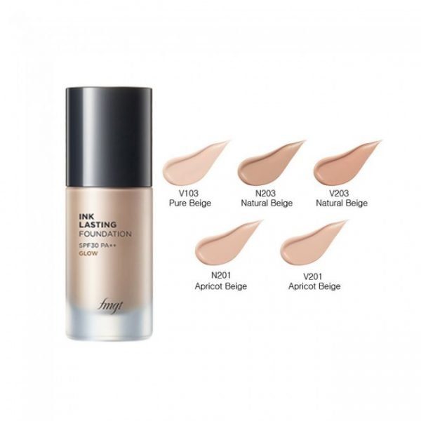 Ink Lasting Foundation Glow V203 – 30ml The Face Shop