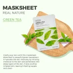 The Face Shop Real Nature Green Tea Mask Sheet 2017 – 20g The Face Shop