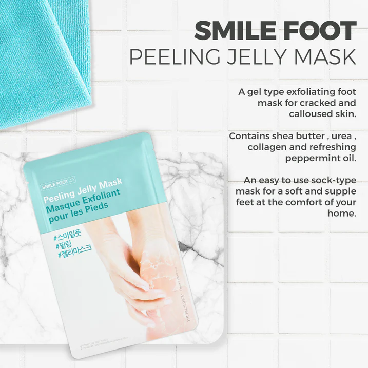 The Face Shop Smile Foot Peeling Jelly Mask The Face Shop