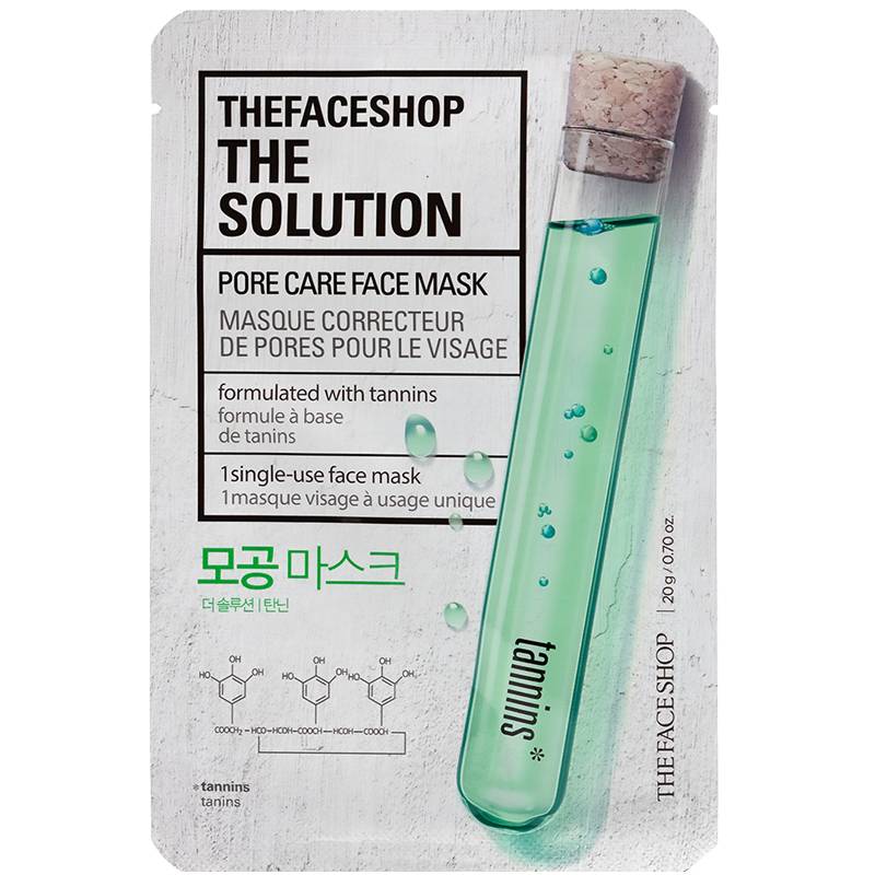 The Solution Pore Care Face Mask 2018 The Face Shop