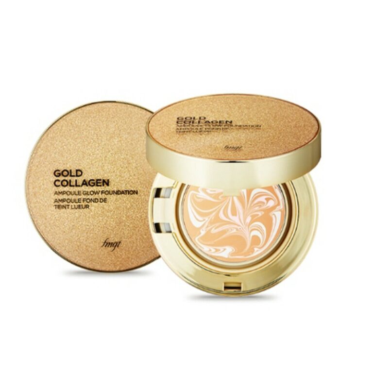 Gold Collegen Ampoule Glow Foundation N203 Spf50+, Pa+++ (Refill) The Face Shop