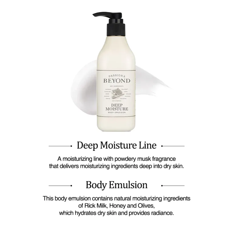 Beyond Deep Moisture Body Emulsion – 450ml The Face Shop