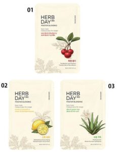 Herb Day Acerola & Blueberry Mask – 25ml The Face Shop