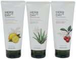The Face Shop Herb Day 365 Master Blending Facial Foaming Cleanser Special Set – 170ml+170ml+170ml The Face Shop