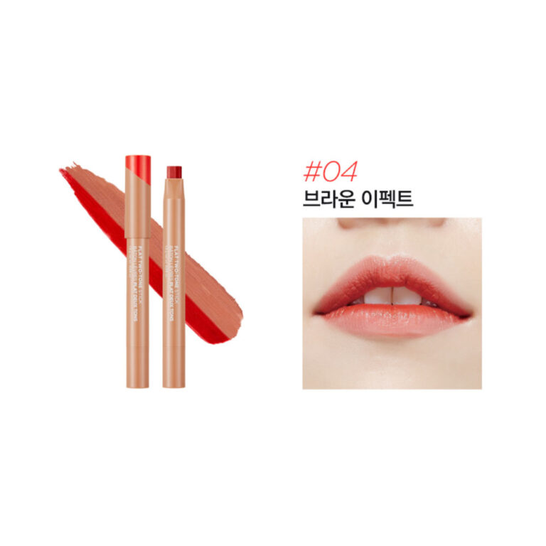 Flat Two-Tone Stick 04 Brown Effect The Face Shop