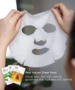 The Face Shop Real Nature Lingzhi Face Mask – 20g The Face Shop