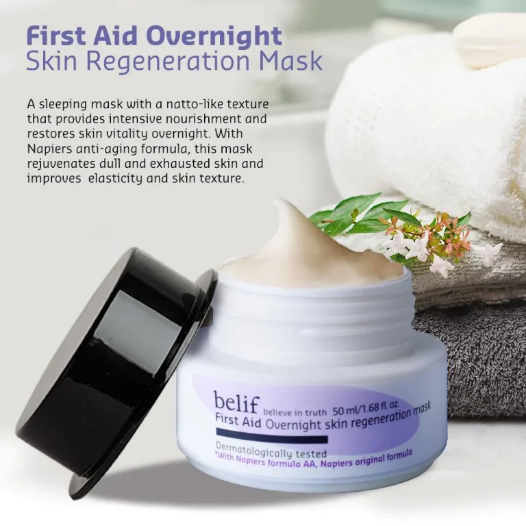 Belif First Aid Overnight Skin Regeneration Mask – 50ml The Face Shop
