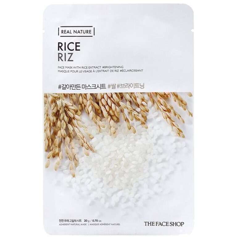 The Face Shop Real Nature Rice Face Mask – 20g The Face Shop