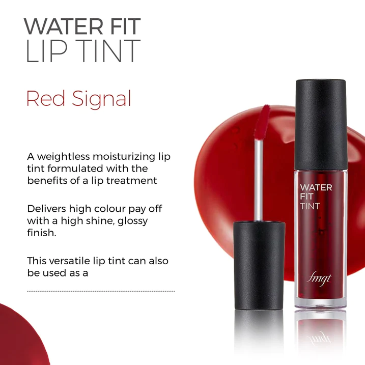 Fmgt Water Fit Tint Ex 04 Red Signal The Face Shop