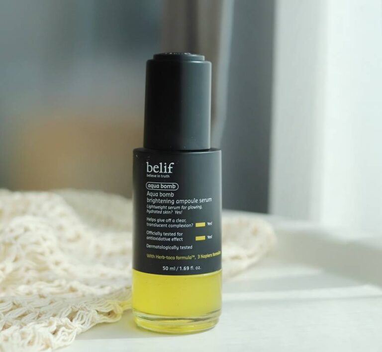 Belif Aqua Bomb Brightening Ampoule Serum – 50ml The Face Shop