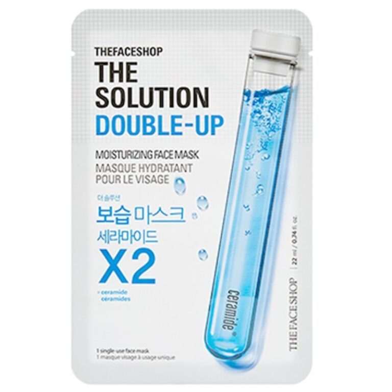 The Face Shop Solution Double-Up Moisturizing Face Mask – 22ml The Face Shop