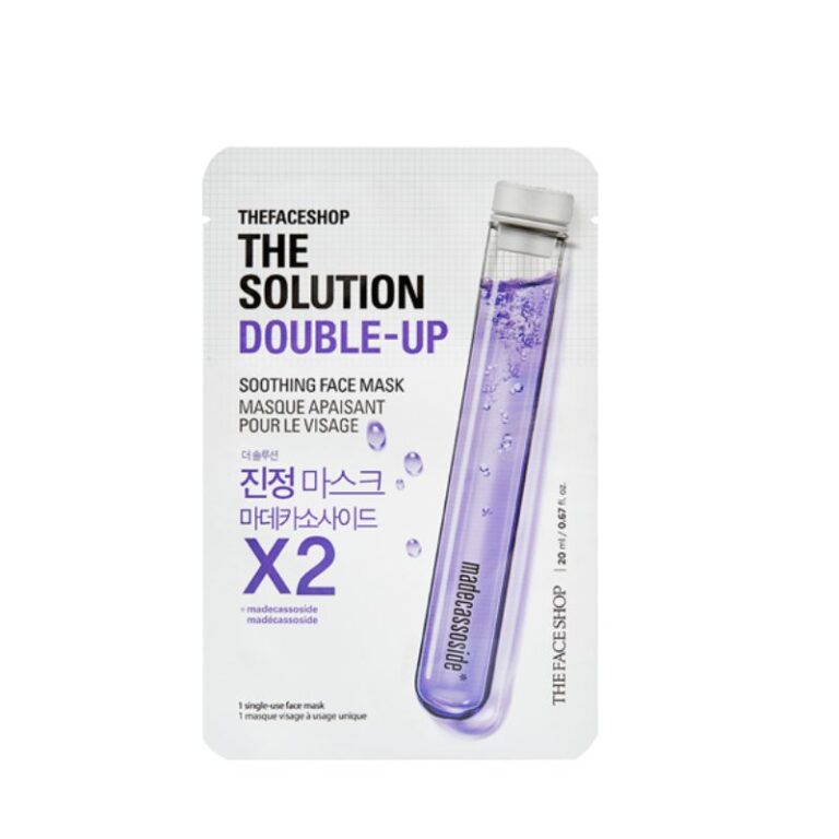 The Face Shop Solution Double-Up Soothing Face Mask – 20ml The Face Shop