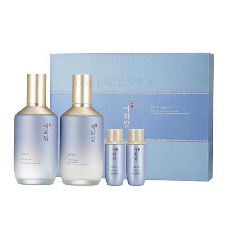 Yehwadam Special Gift Set For Men (Set) – 4Pcs – 150ml+150ml+32ml+32ml The Face Shop