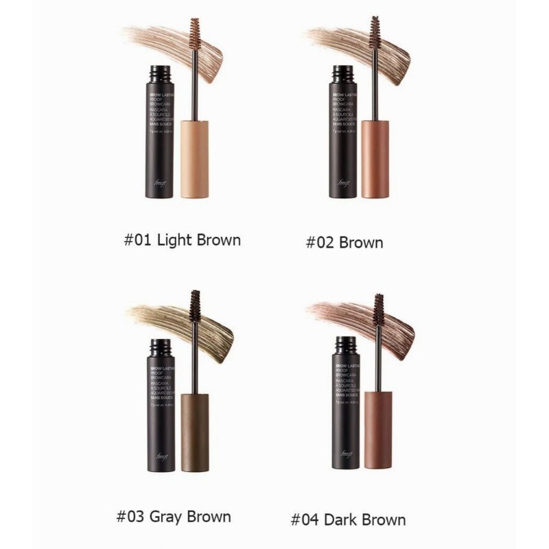 Brow Lasting Proof Browcara 02 Brown The Face Shop