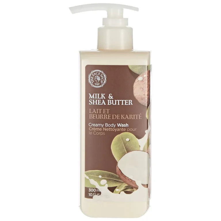 The Face Shop Milk and Shea Butter Creamy Body Wash(Gz) – 300ml The Face Shop