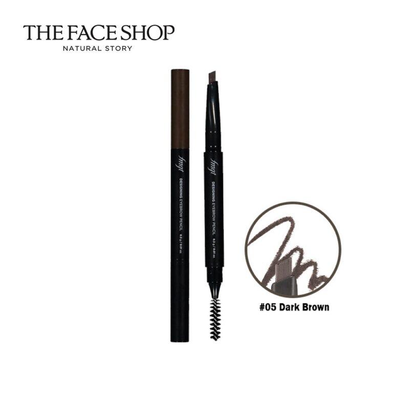 Designing Eyebrow Pencil 05 Dark Brown The Face Shop