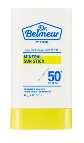 Dr.Belmeur Uv Derma Mineral Sun Stick Spf50+ Pa+++ – 20g The Face Shop